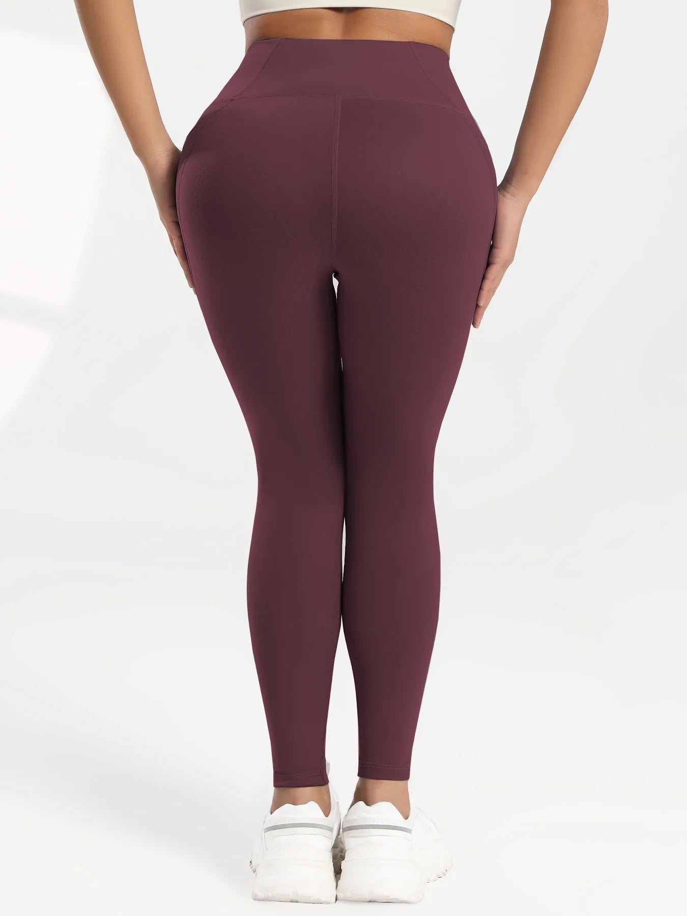 Solid Color Back Waist Pocket High Waist Fitness Yoga Legging soft Women Sport Pant Tight Butter Athletic Gym Ankle-Length Pants